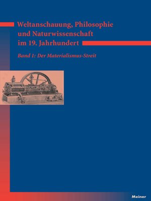 cover image of Weltanschauung, Philosophie und Naturwissenschaft im 19. Jahrhundert. Band 1
